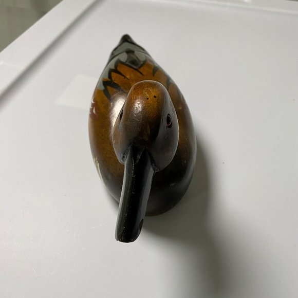 Beautiful Vintage Wooden Duck‎ Decoy Hand Carved Unsigned 10" - Picture 7 of 12